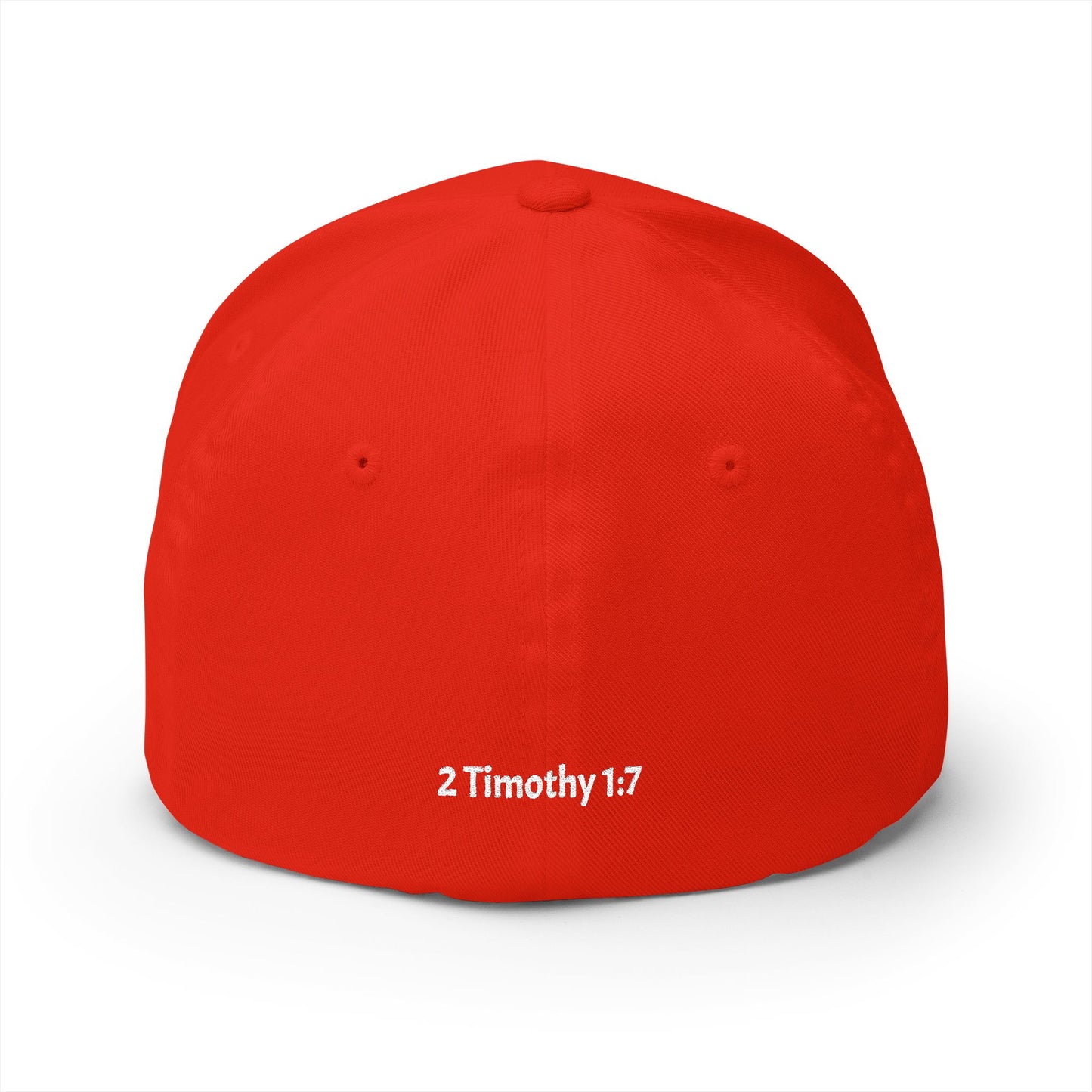 Fearless and Free Embroidered Baseball Cap — Inspirational Christian Hat (2 Timothy 1:7)