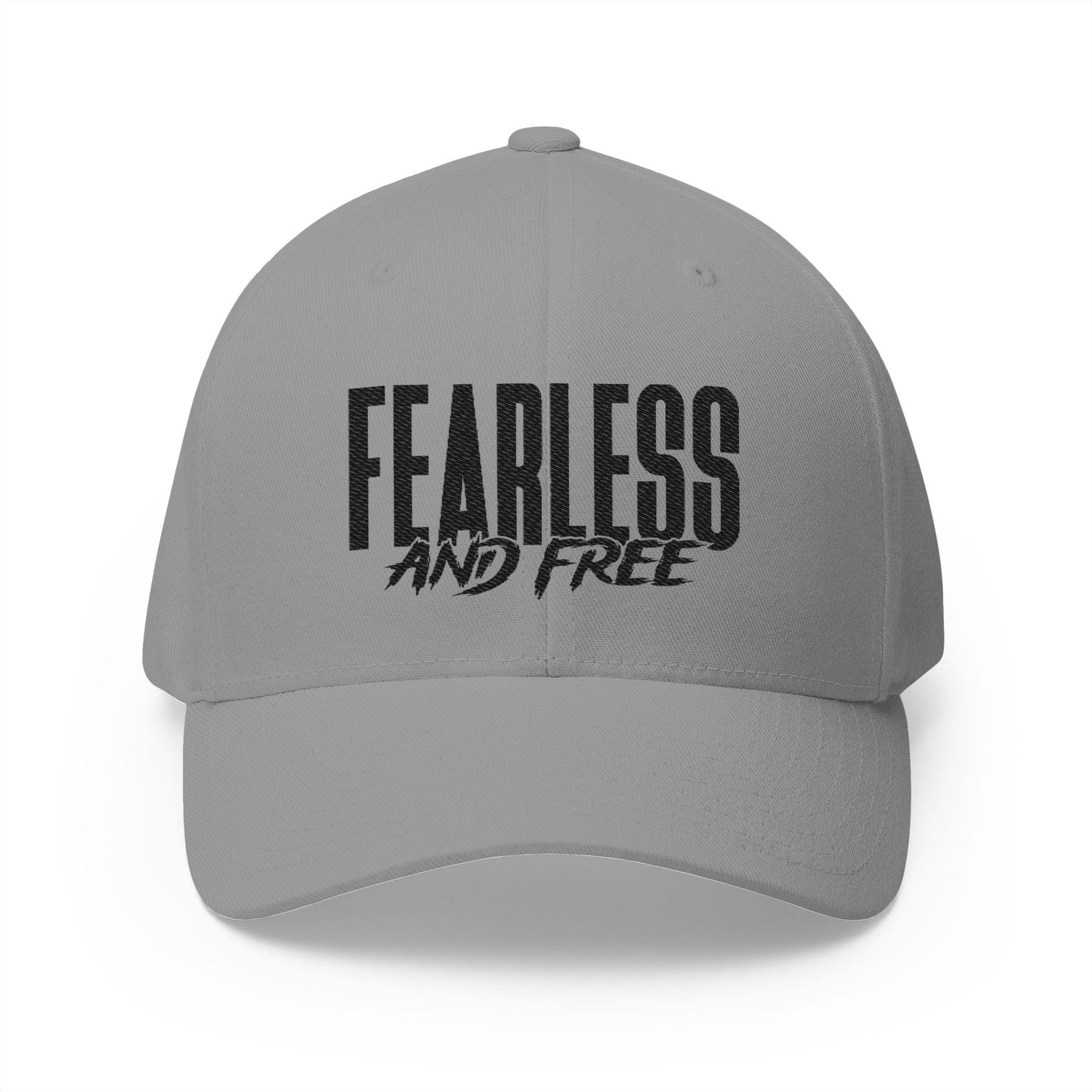 Fearless and Free Embroidered Christian Cap — 2 Timothy 1:7 Inspirational Hat