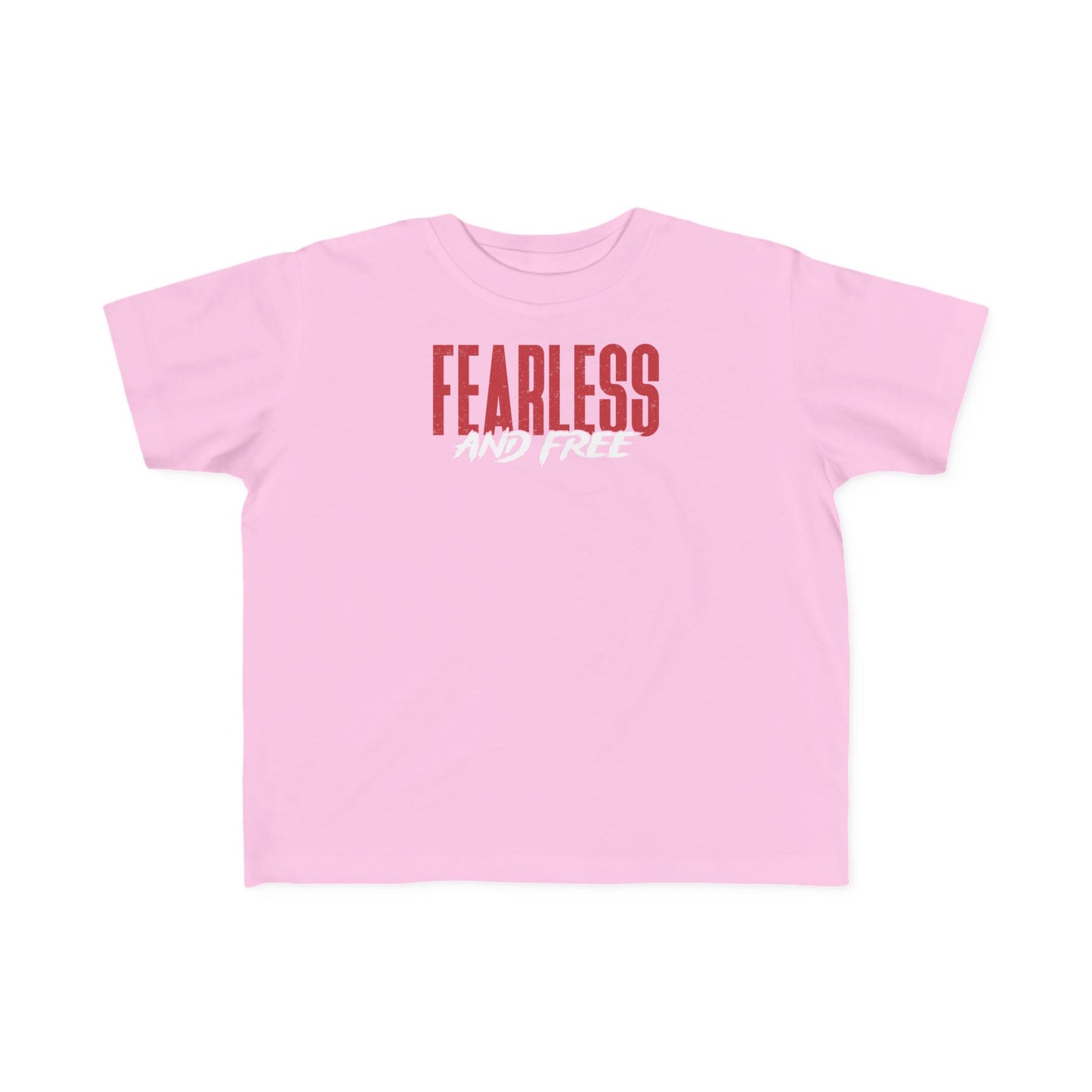 Fearless & Free Toddler Tee — Cute Motivational Kids T-Shirt