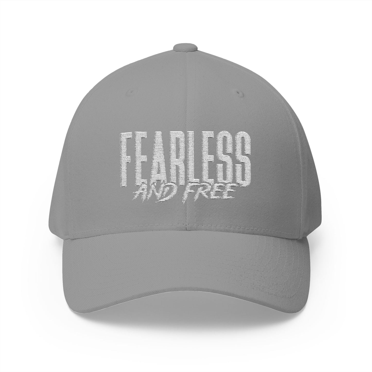 Fearless and Free Embroidered Baseball Cap — Inspirational Christian Hat (2 Timothy 1:7)