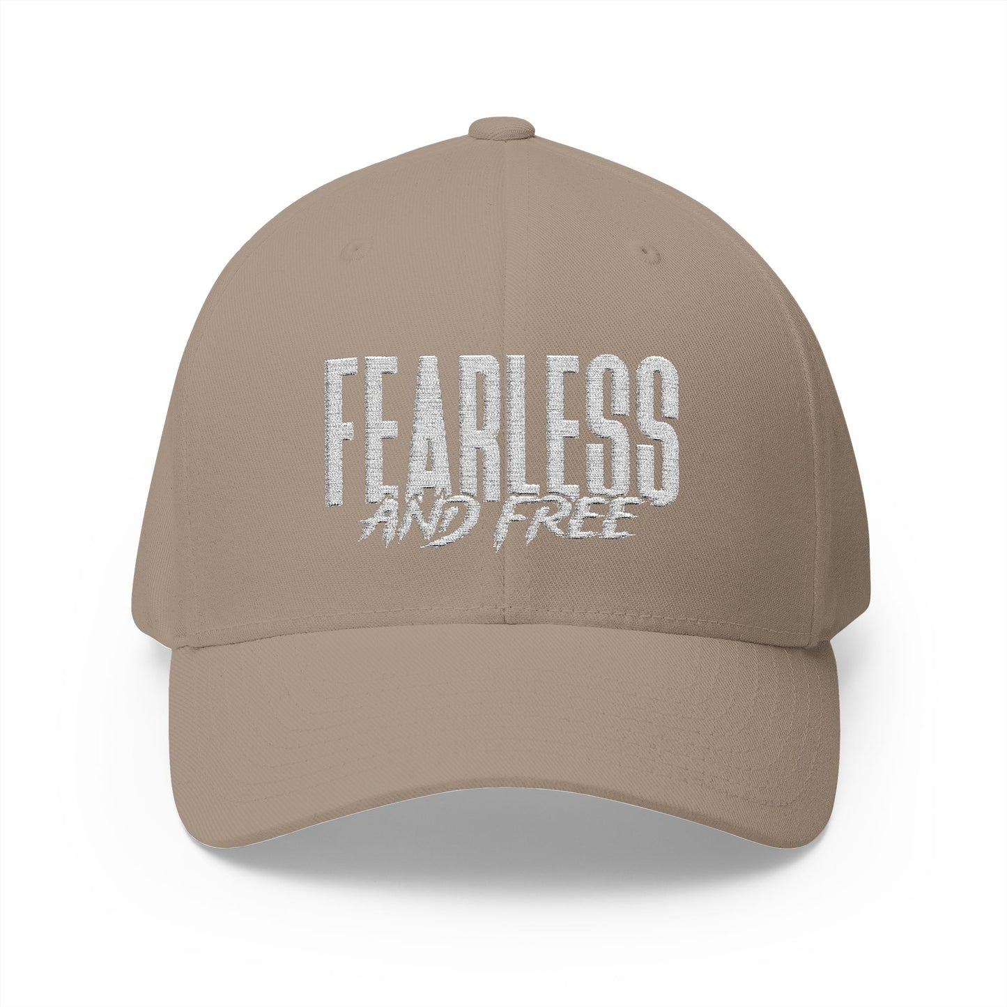 Fearless and Free Embroidered Baseball Cap — Inspirational Christian Hat (2 Timothy 1:7)