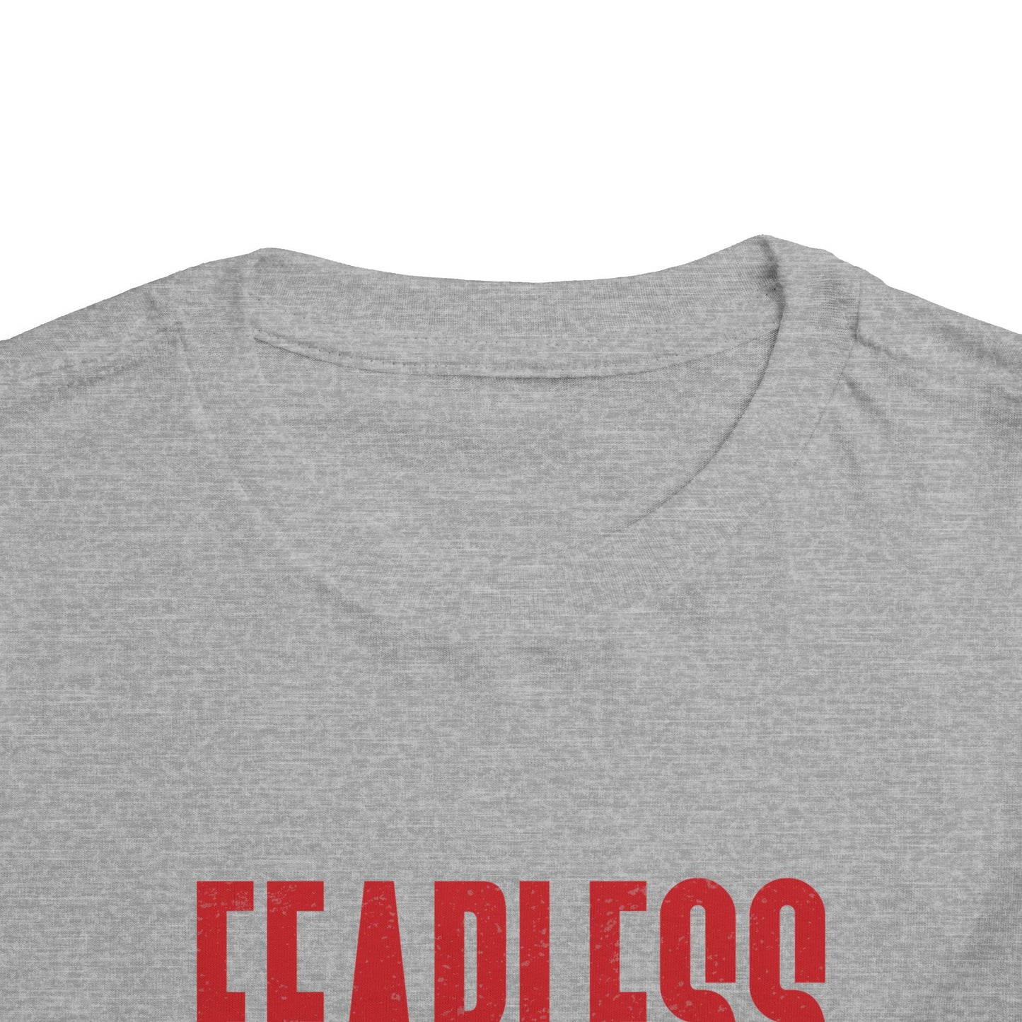 Fearless & Free Toddler Tee — Bold Graphic Short Sleeve Shirt for Brave Little Ones