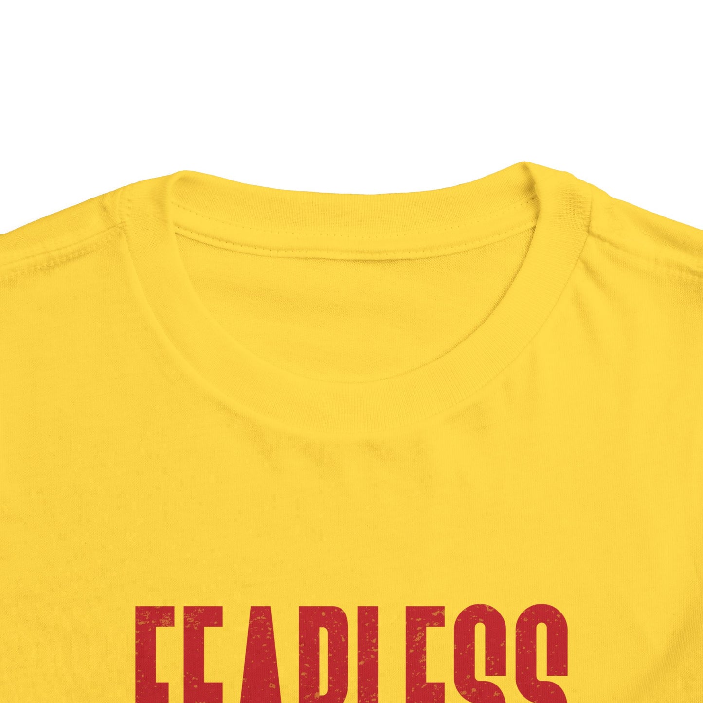 Fearless & Free Toddler Tee — Bold Graphic Short Sleeve Shirt for Brave Little Ones