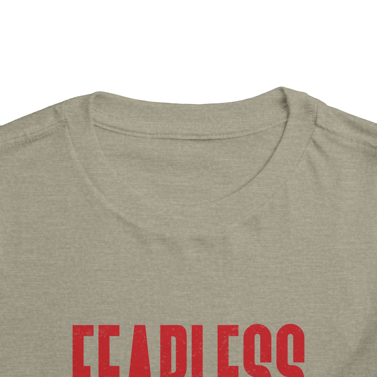 Fearless & Free Toddler Tee — Bold Graphic Short Sleeve Shirt for Brave Little Ones