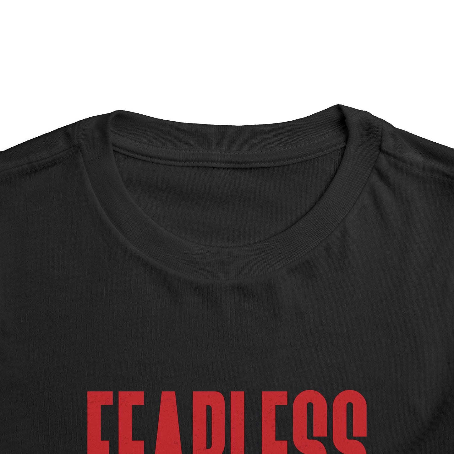 Fearless & Free Toddler Tee — Bold Graphic Short Sleeve Shirt for Brave Little Ones