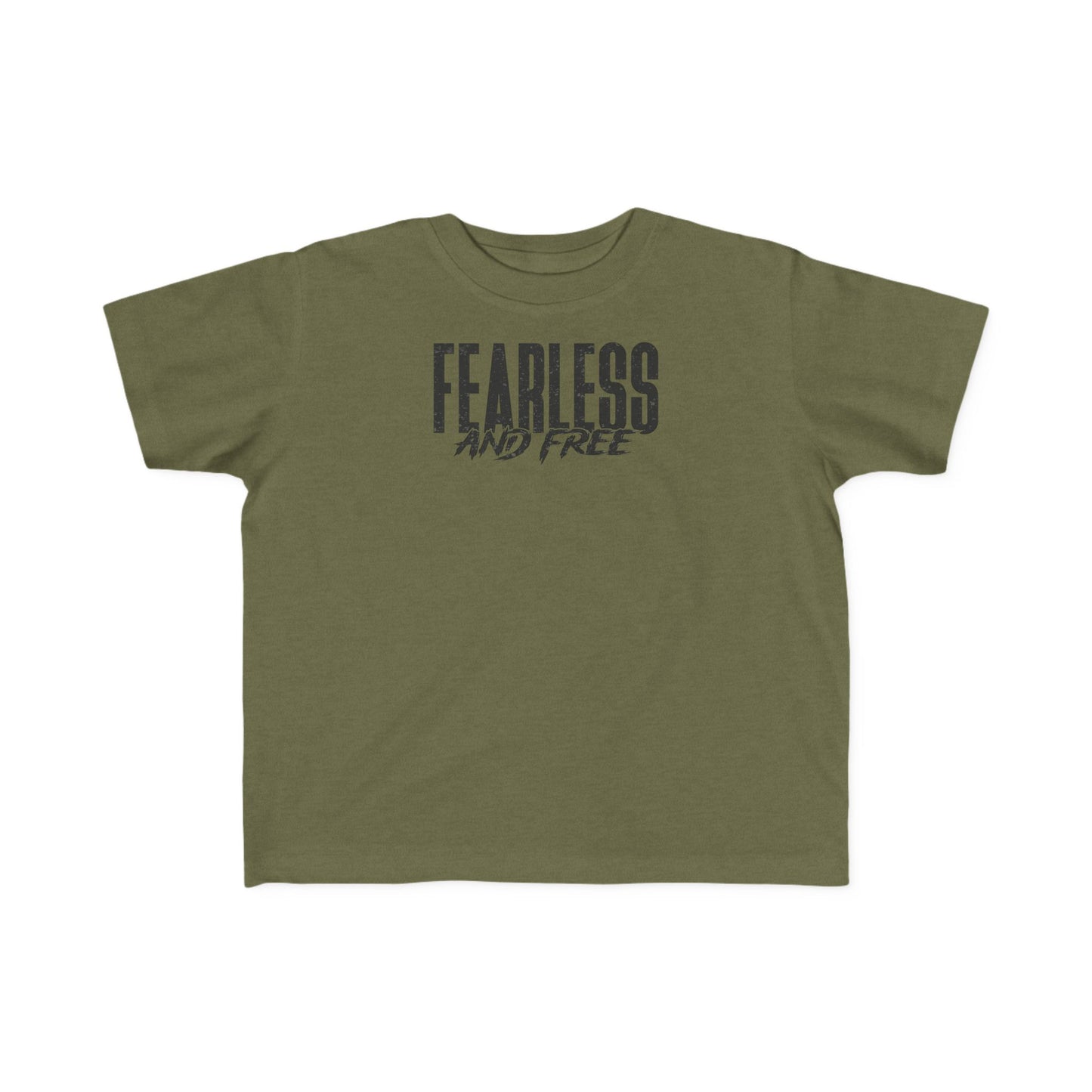 Fearless & Free Toddler Tee — Soft Graphic Toddler Shirt