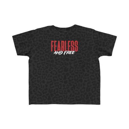 Fearless & Free Toddler Tee — Cute Motivational Kids T-Shirt