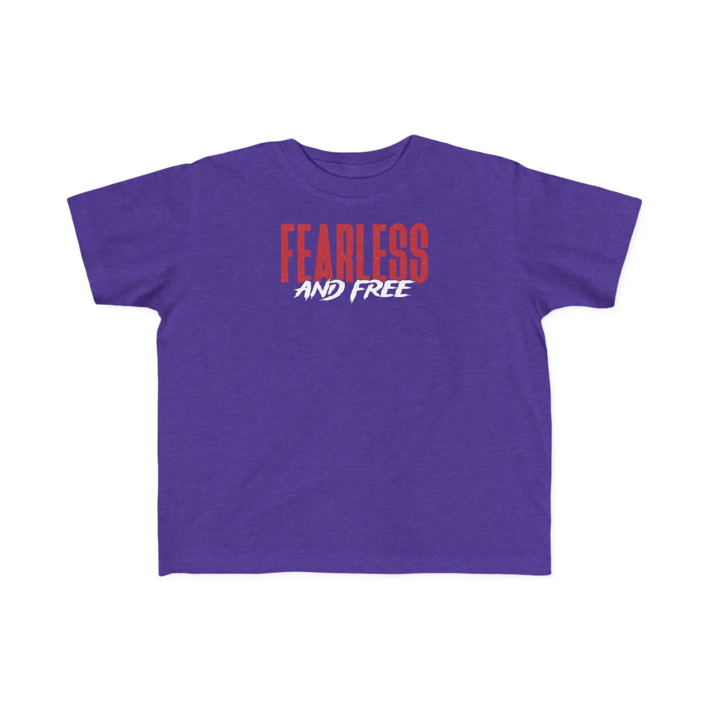 Fearless & Free Toddler Tee — Cute Motivational Kids T-Shirt
