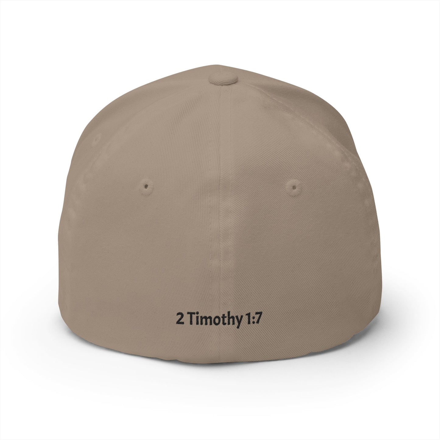 Fearless and Free Embroidered Christian Cap — 2 Timothy 1:7 Inspirational Hat