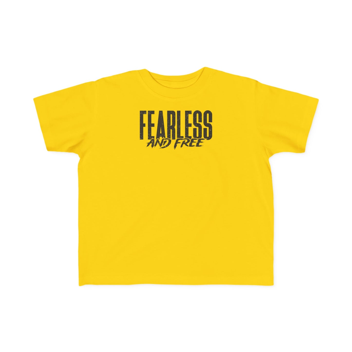 Fearless & Free Toddler Tee — Soft Graphic Toddler Shirt