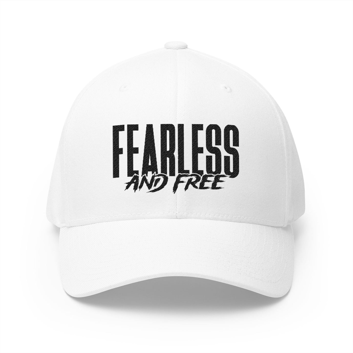 Fearless and Free Embroidered Christian Cap — 2 Timothy 1:7 Inspirational Hat