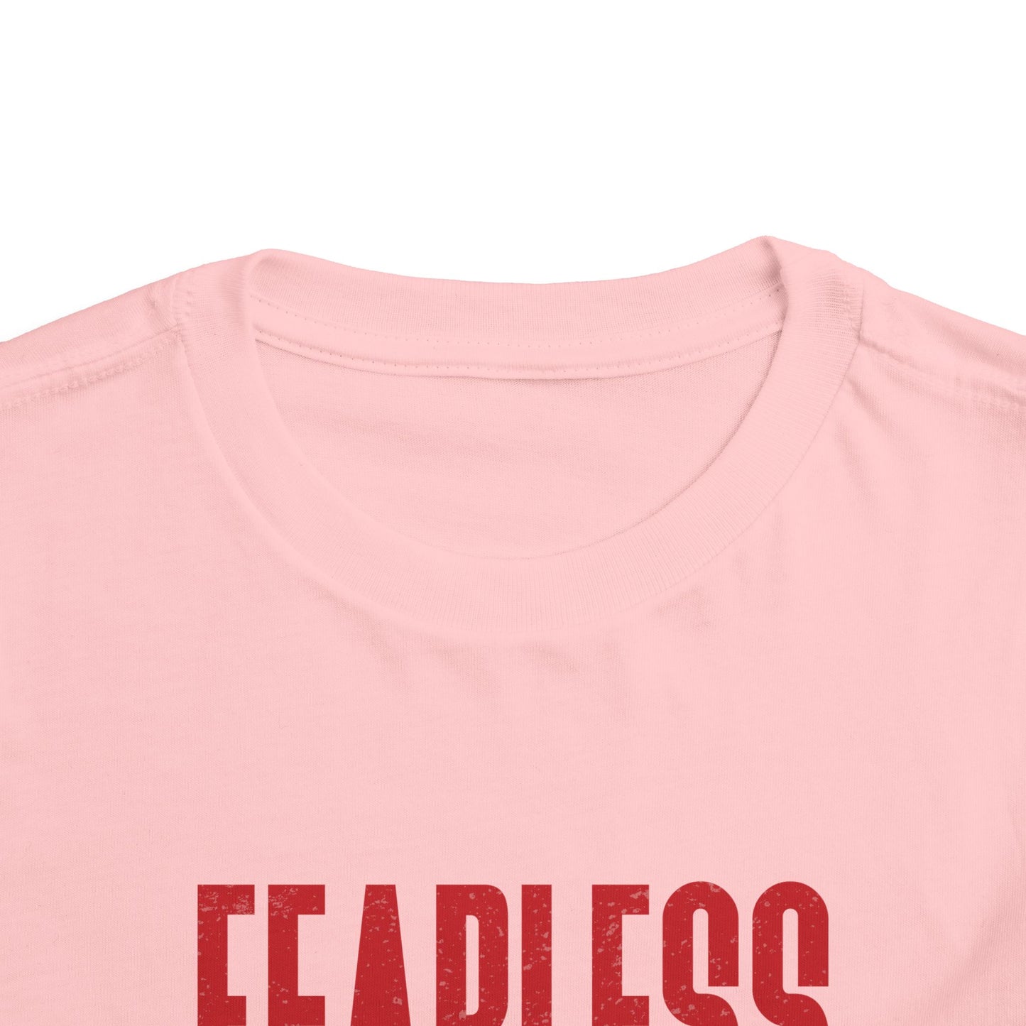 Fearless & Free Toddler Tee — Bold Graphic Short Sleeve Shirt for Brave Little Ones