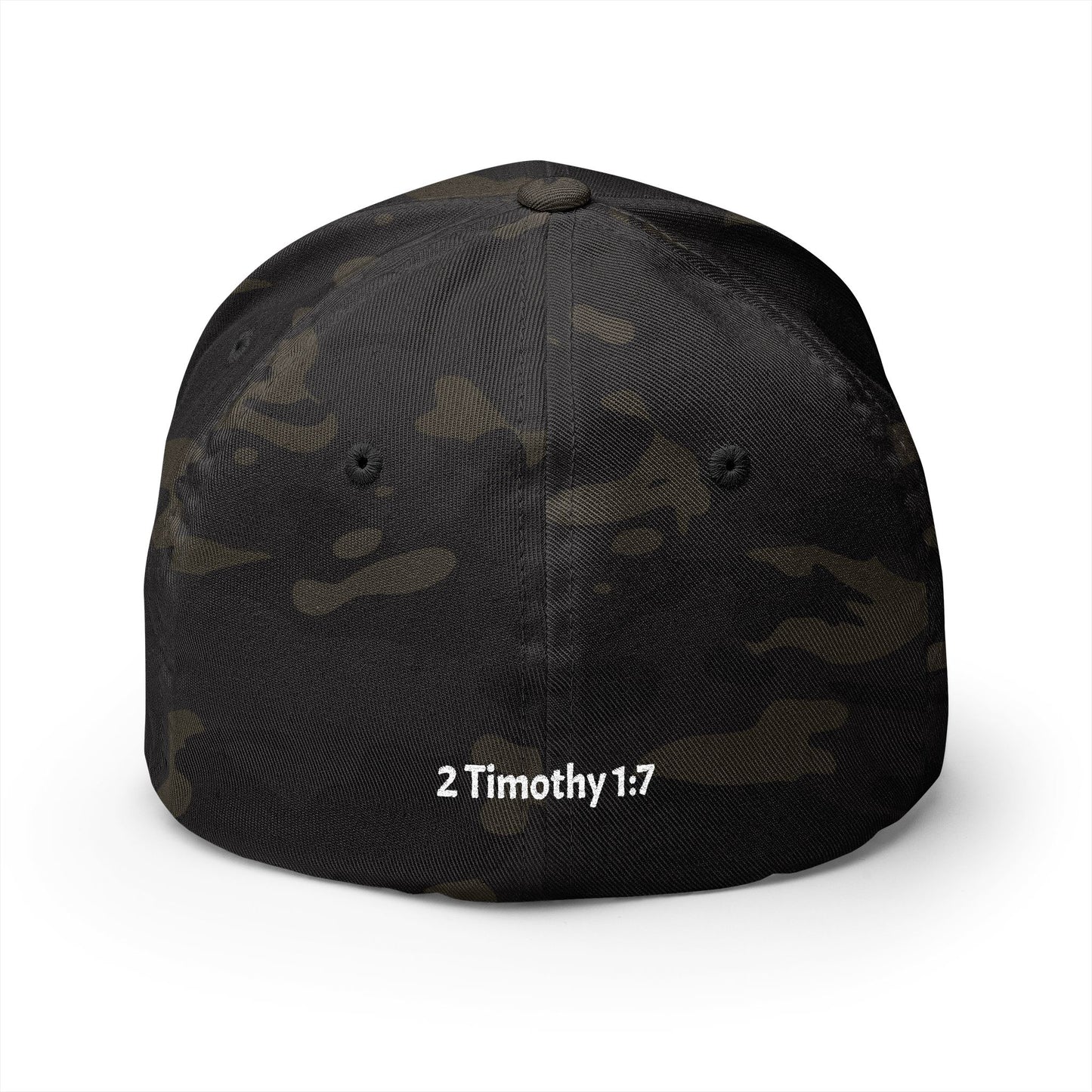 Fearless and Free Embroidered Cap — Faith-Inspired Hat (2 Timothy 1:7)