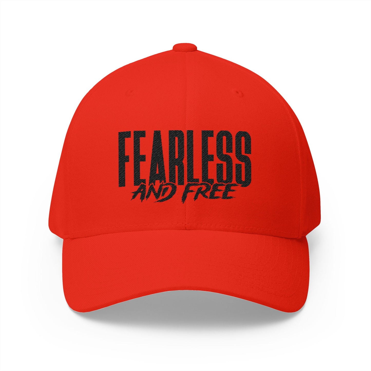 Fearless and Free Embroidered Christian Cap — 2 Timothy 1:7 Inspirational Hat