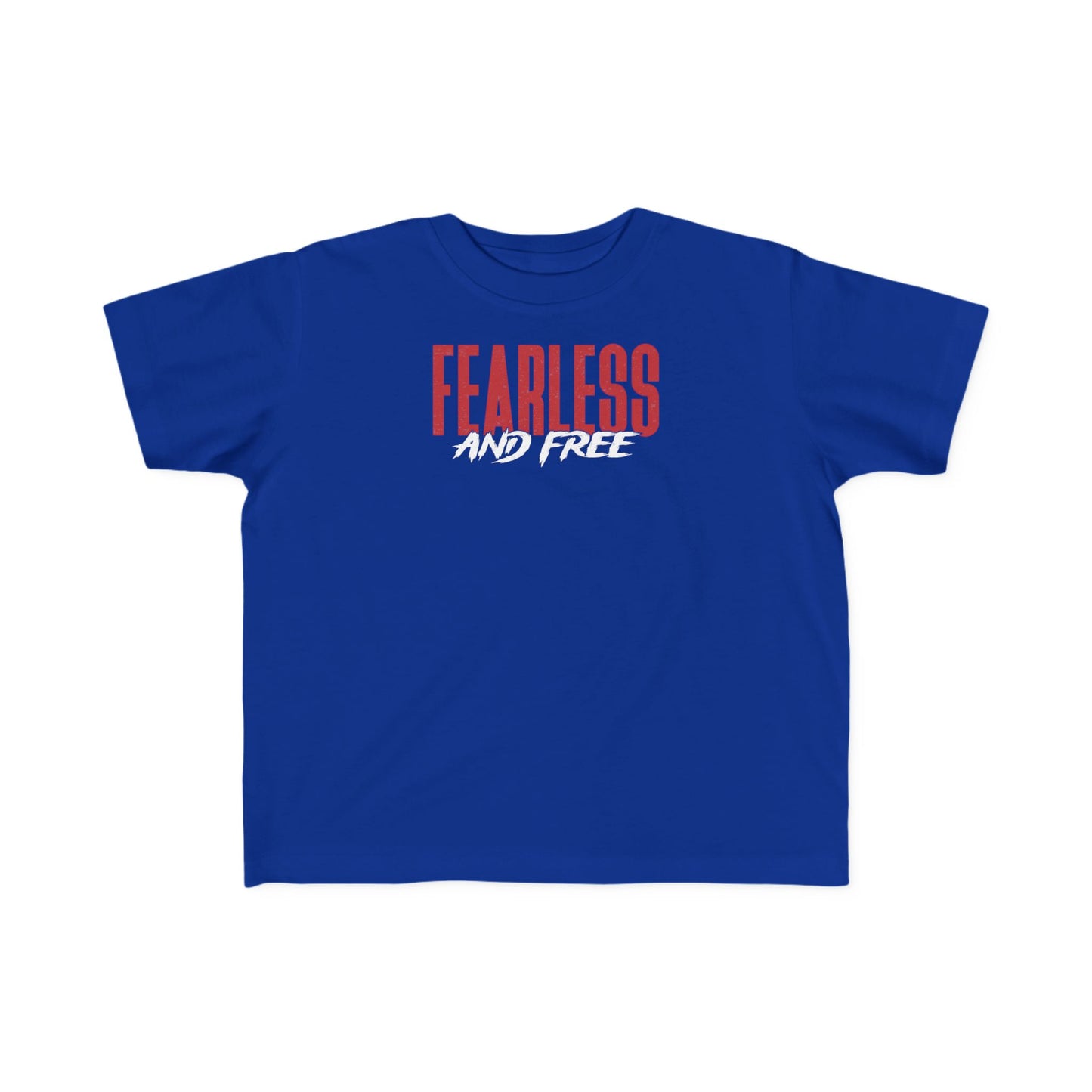 Fearless & Free Toddler Tee — Cute Motivational Kids T-Shirt