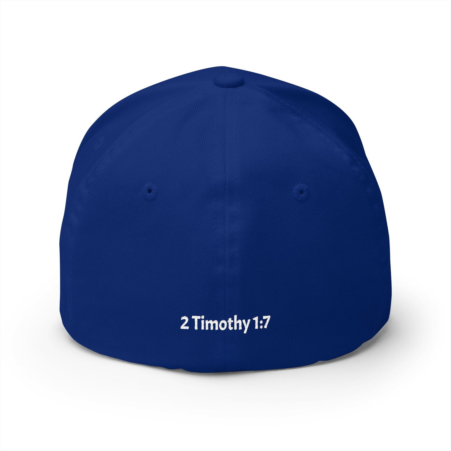 Fearless and Free Embroidered Cap — Faith-Inspired Hat (2 Timothy 1:7)