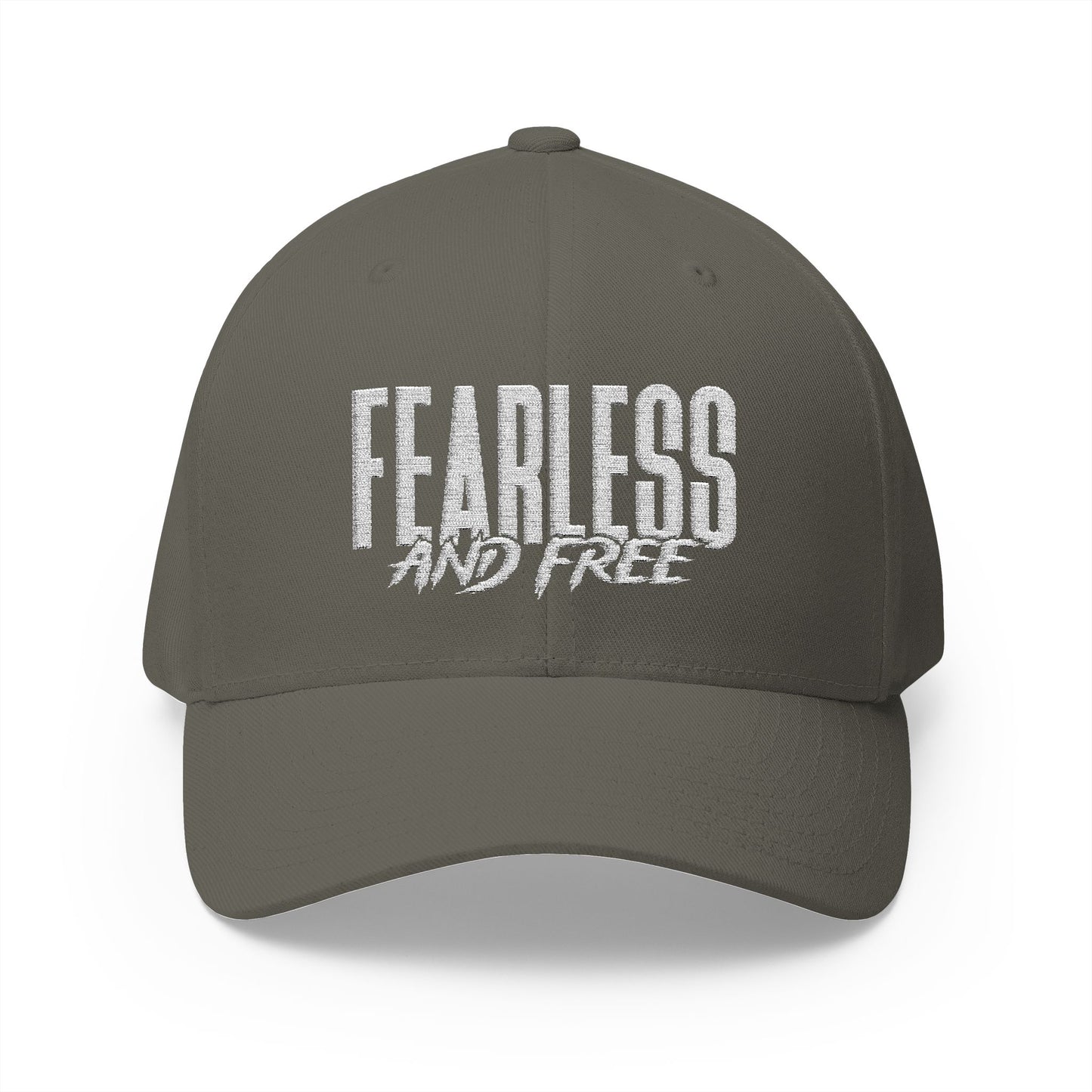 Fearless and Free Embroidered Baseball Cap — Inspirational Christian Hat (2 Timothy 1:7)
