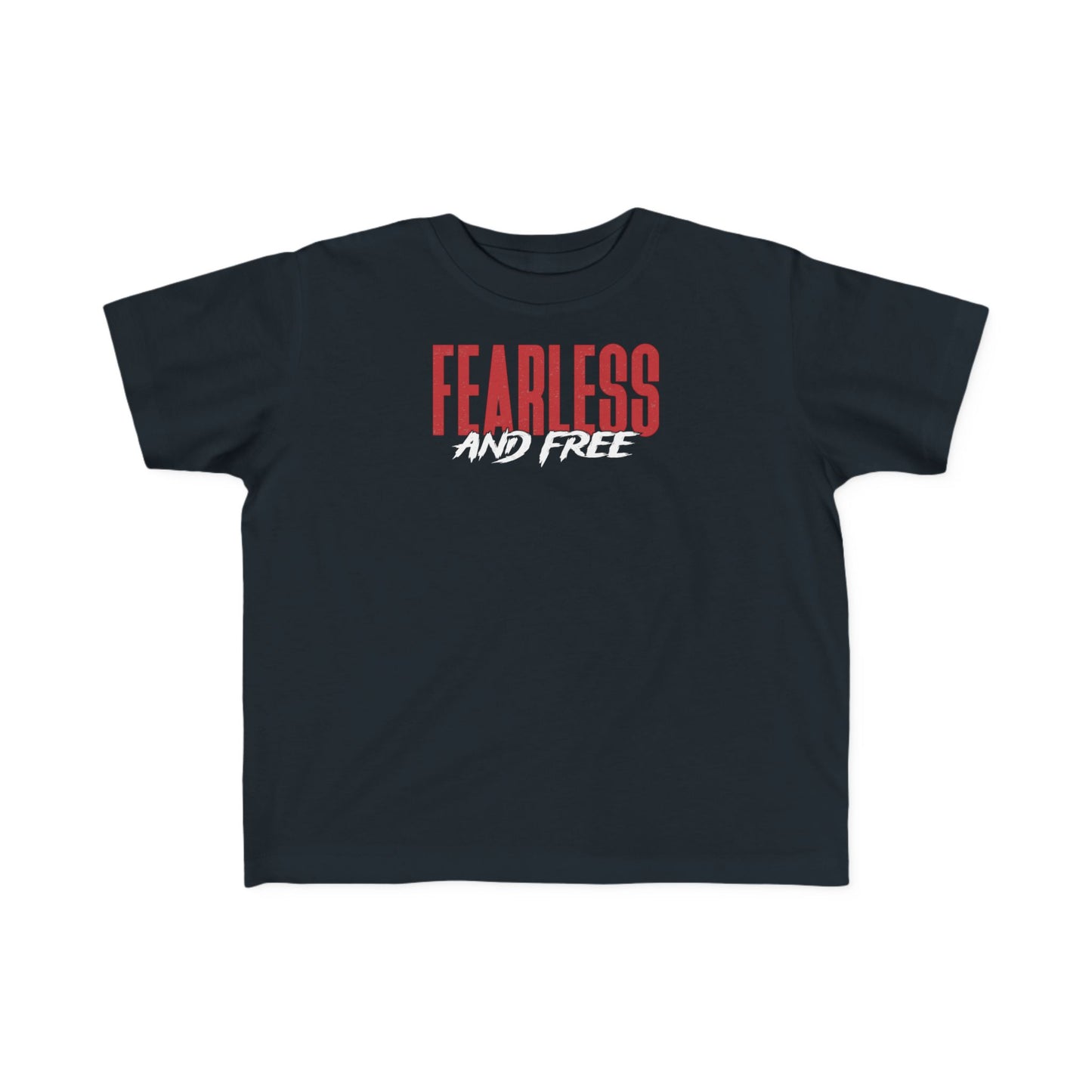 Fearless & Free Toddler Tee — Cute Motivational Kids T-Shirt