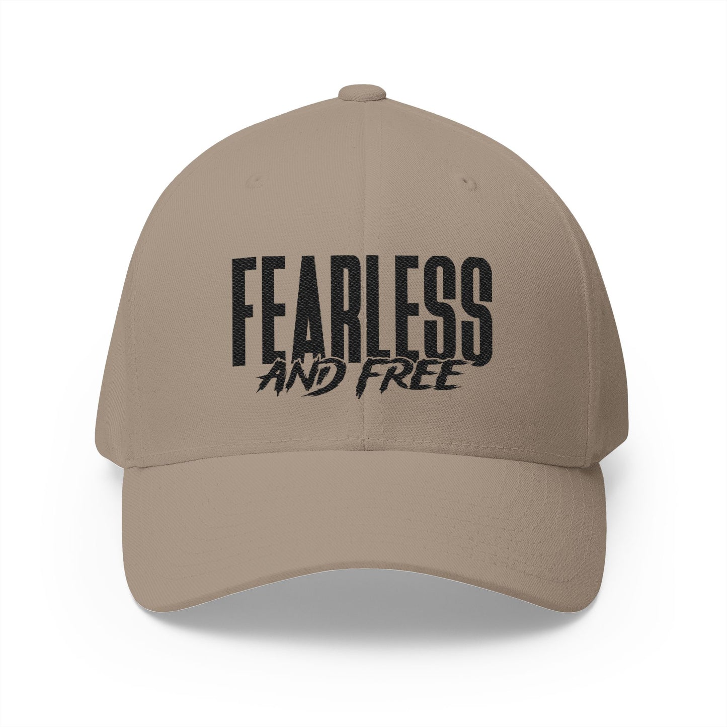 Fearless and Free Embroidered Christian Cap — 2 Timothy 1:7 Inspirational Hat