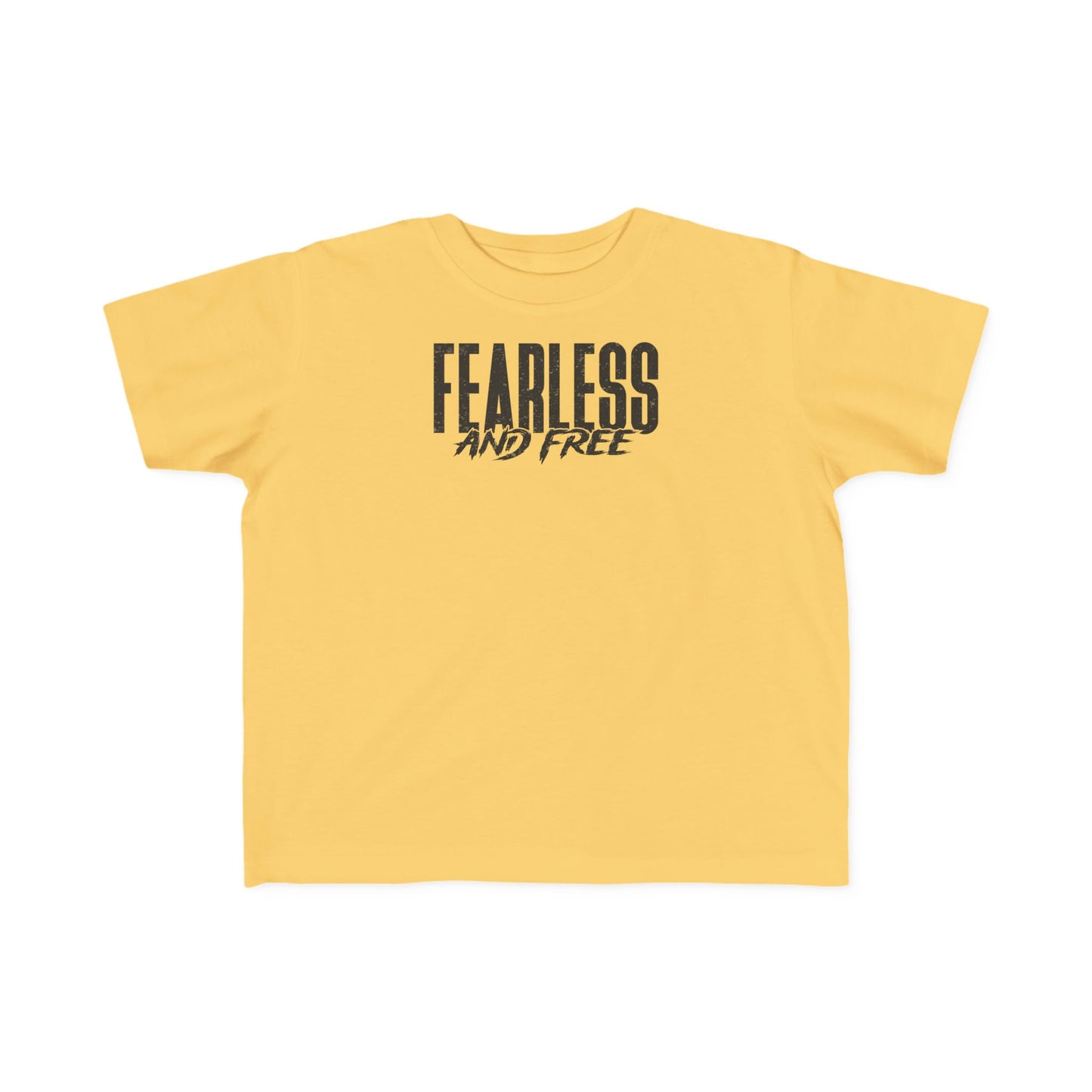 Fearless & Free Toddler Tee — Soft Graphic Toddler Shirt