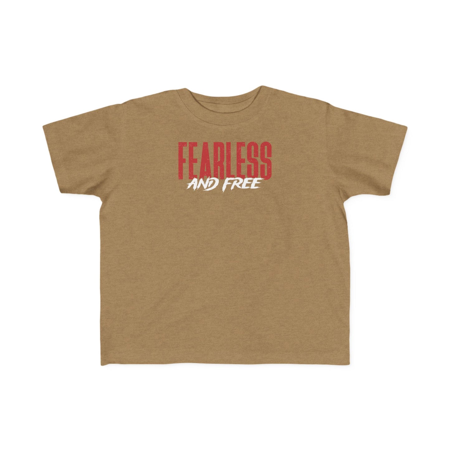 Fearless & Free Toddler Tee — Cute Motivational Kids T-Shirt